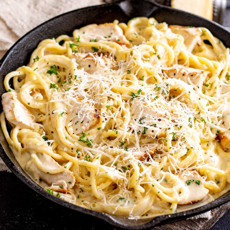 Creamy Garlic Parmesan Chicken Pasta
