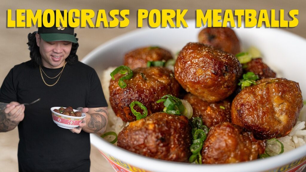 these lemongrass pork meatballs are better than takeout